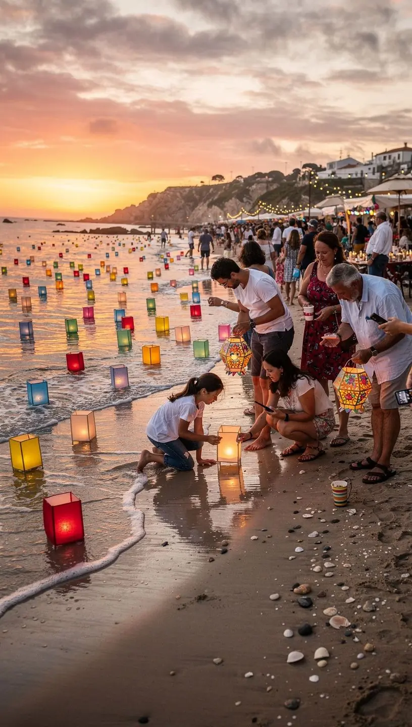Logística de atracação de barcos para eventos costeiros.